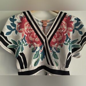 Crop top with wrap/ tie